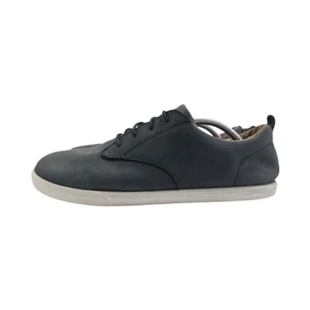 Xero Glenn Shoes Mens Size 12 Black Leather Casual Barefoot Sneakers Comfort